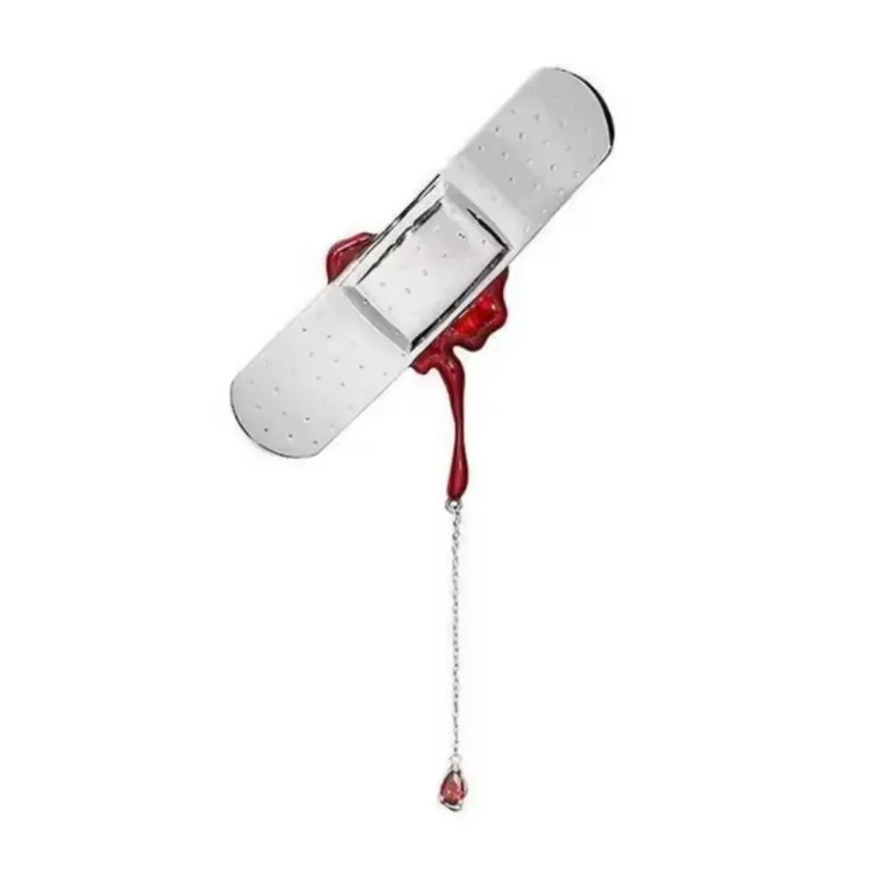 NWOT Band Aid Blood brooch pin - Picture 3 of 6